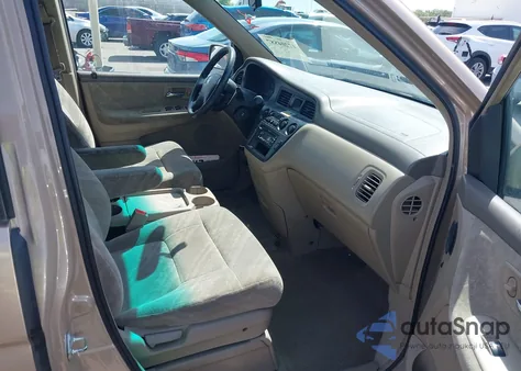 2002 Honda Odyssey Ex из США, поврежденный, VIN 2HKRL18622H542316